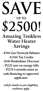 Save on Tankless Save on Tankless